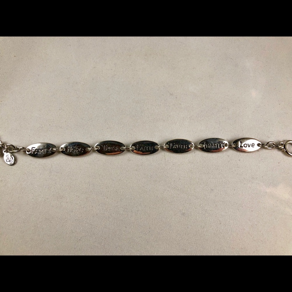 COPY - Rhodium Humanity Bracelet by Premier Designs